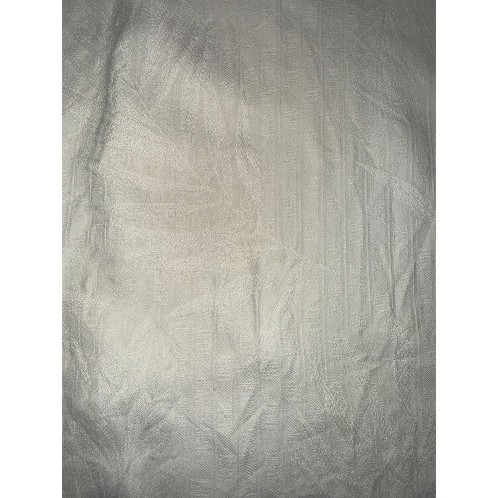 Tommy Bahama Mens XLT Silk Short Sleeve Button Down Shirt Cream Tropical Leaf - Picture 4 of 6